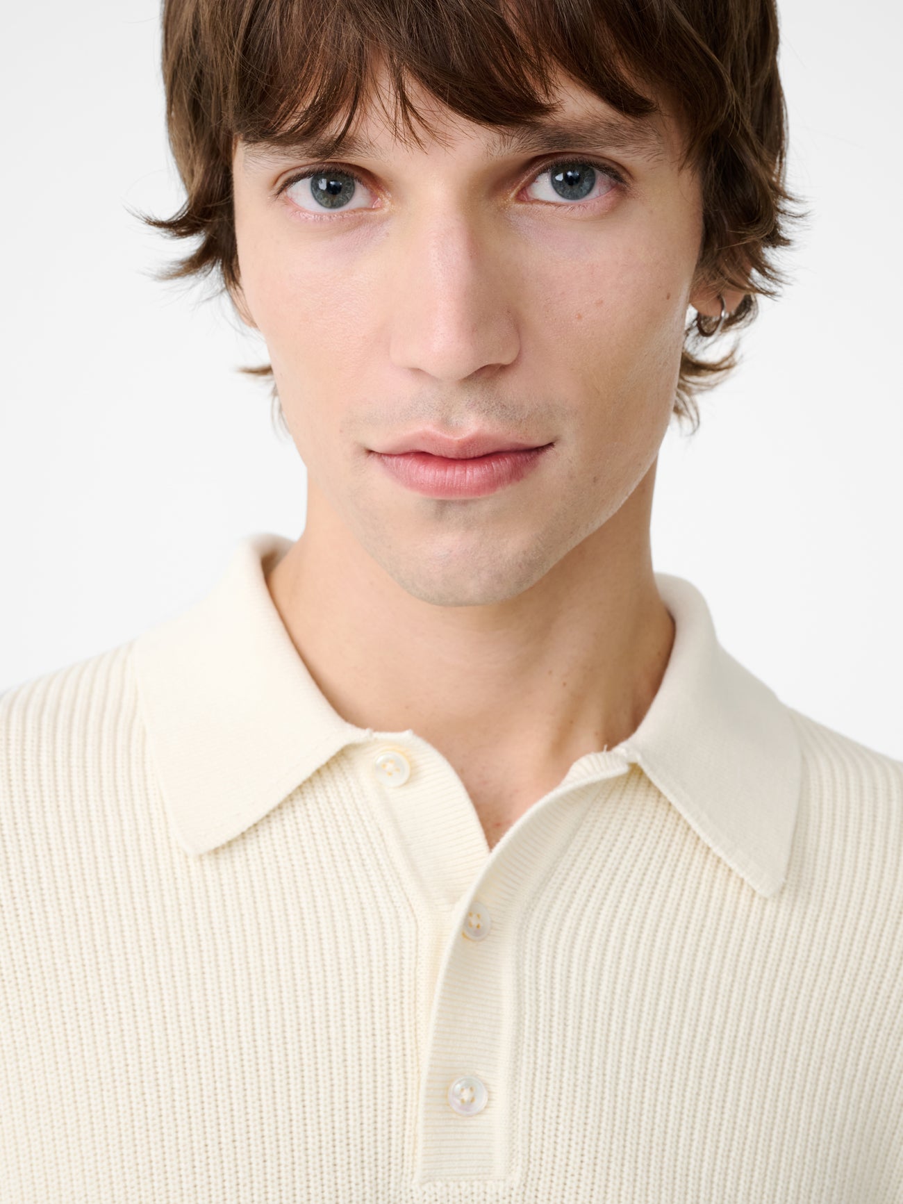 Boxy Crew Sweat Stone view 5