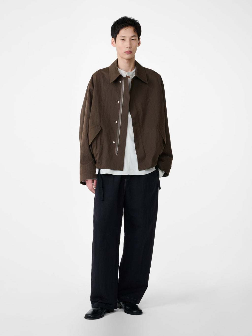 Quilted Liner Jacket Olive view 3