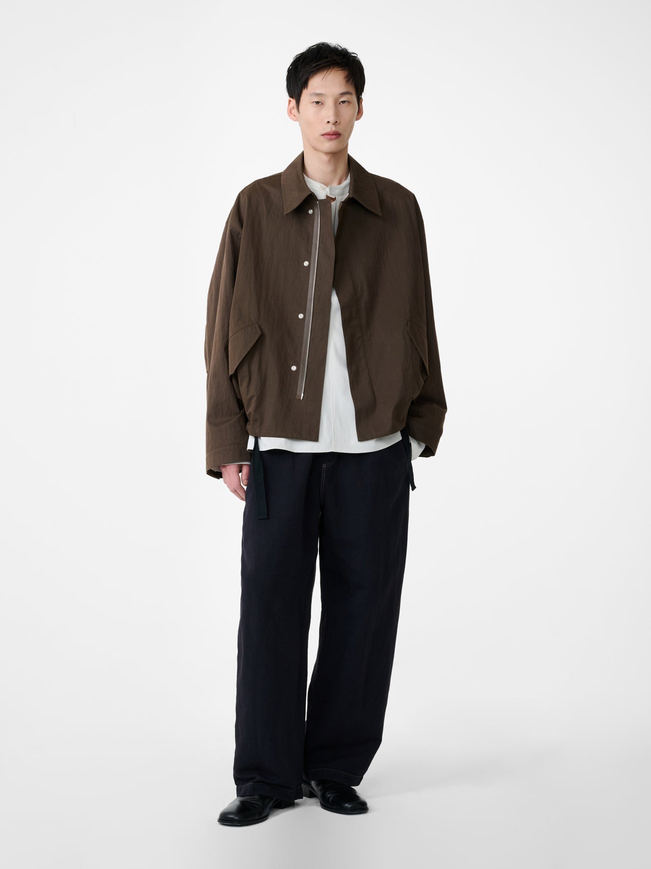 Quilted Liner Jacket Olive view 3