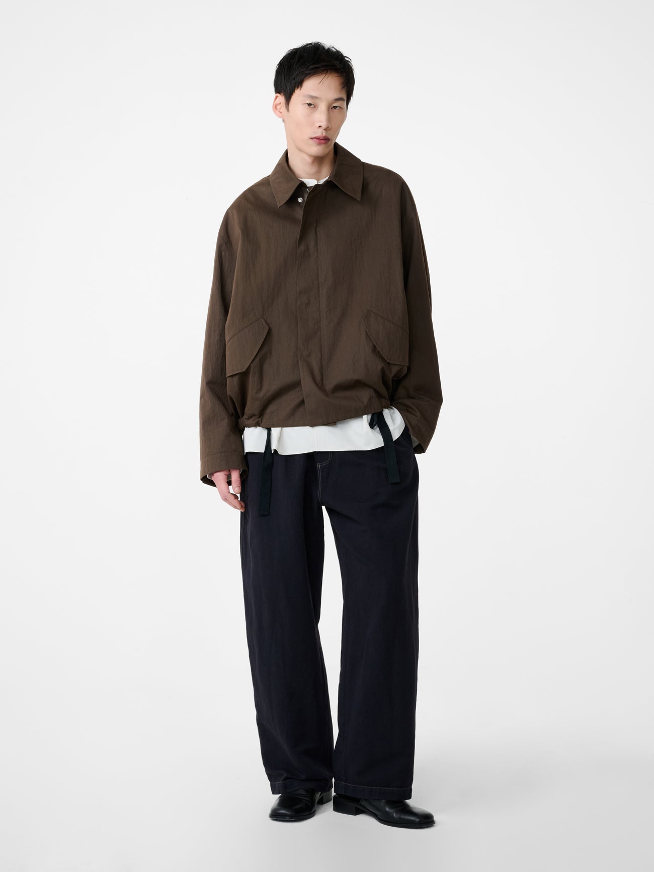 Quilted Liner Jacket Olive view 4