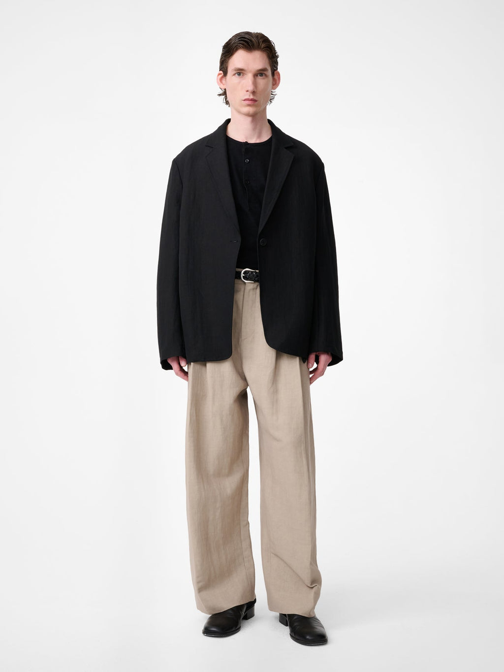Cotton Chore Coat Black view 4