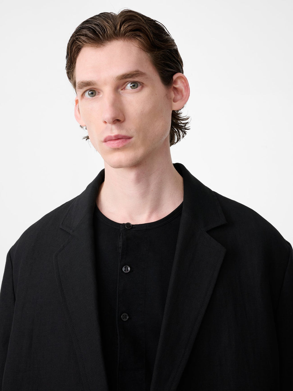 Cotton Chore Coat Black view 6