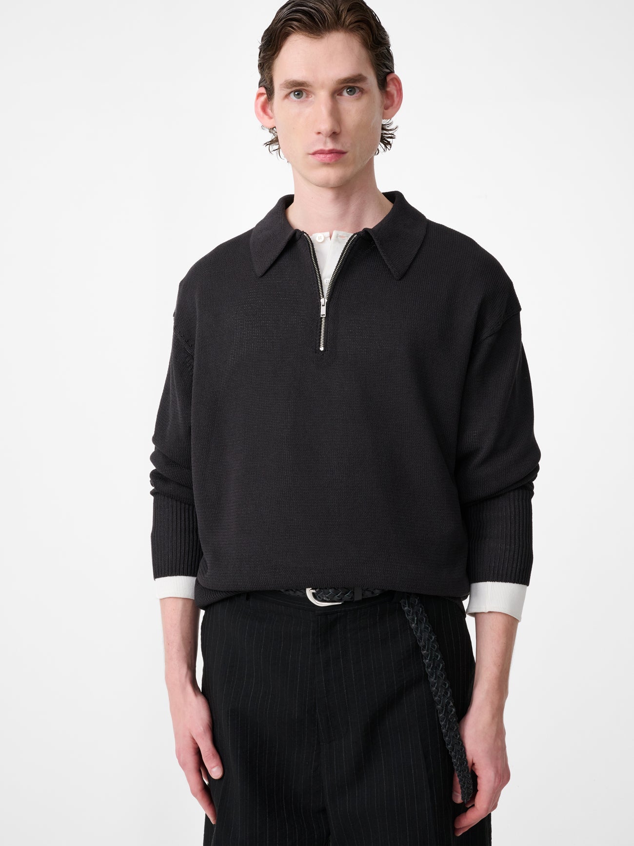 Cashmere V Neck Mole view 5