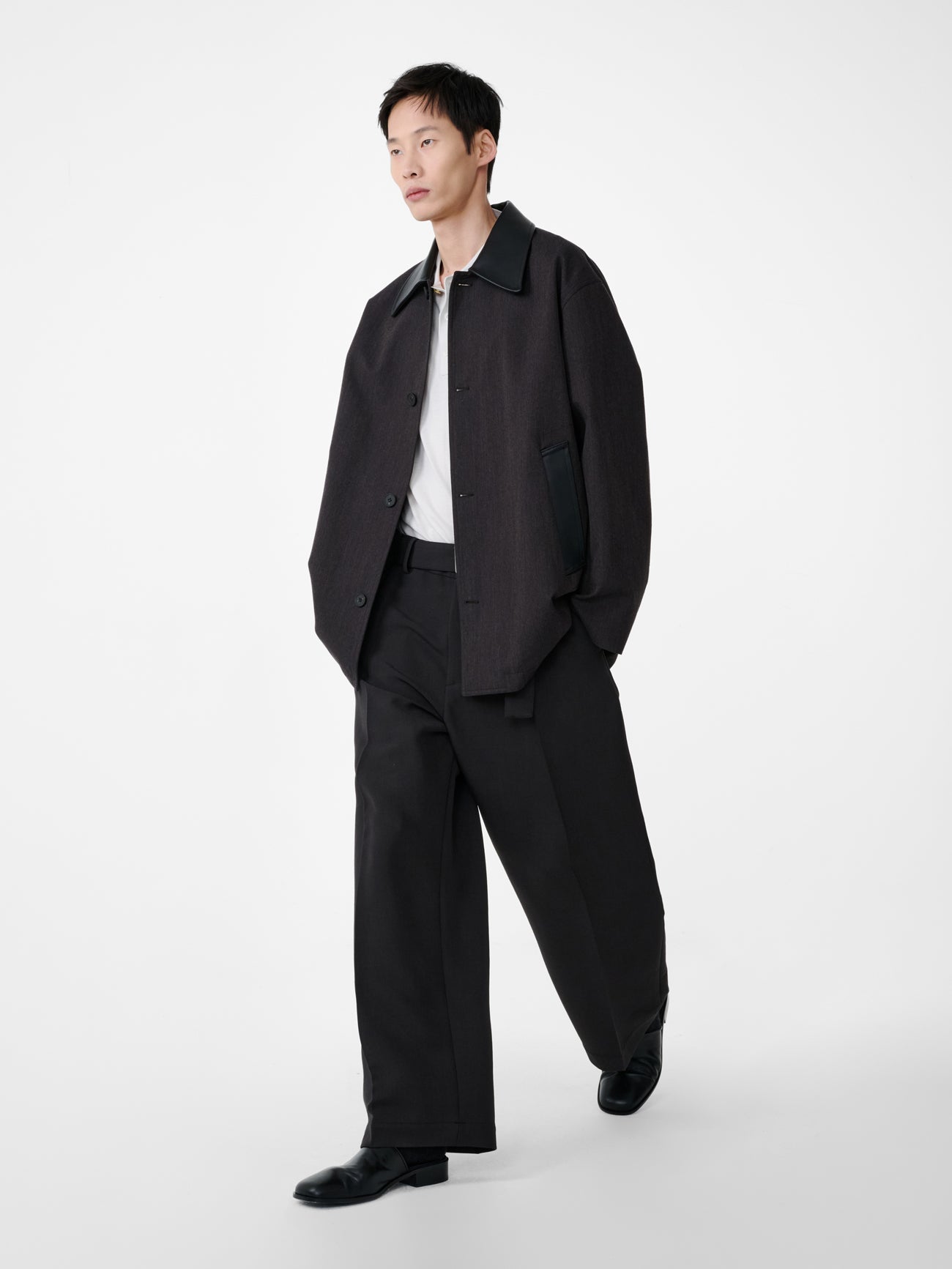 Wool Overcoat Camel view 3