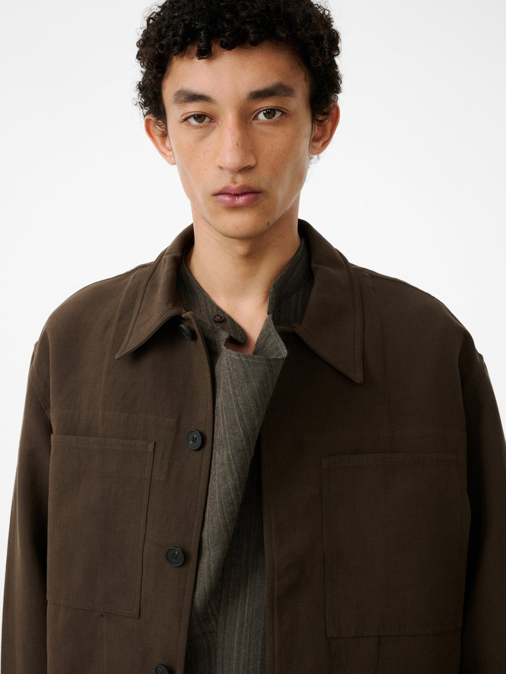 Waxed Cotton Anorak Forest view 6