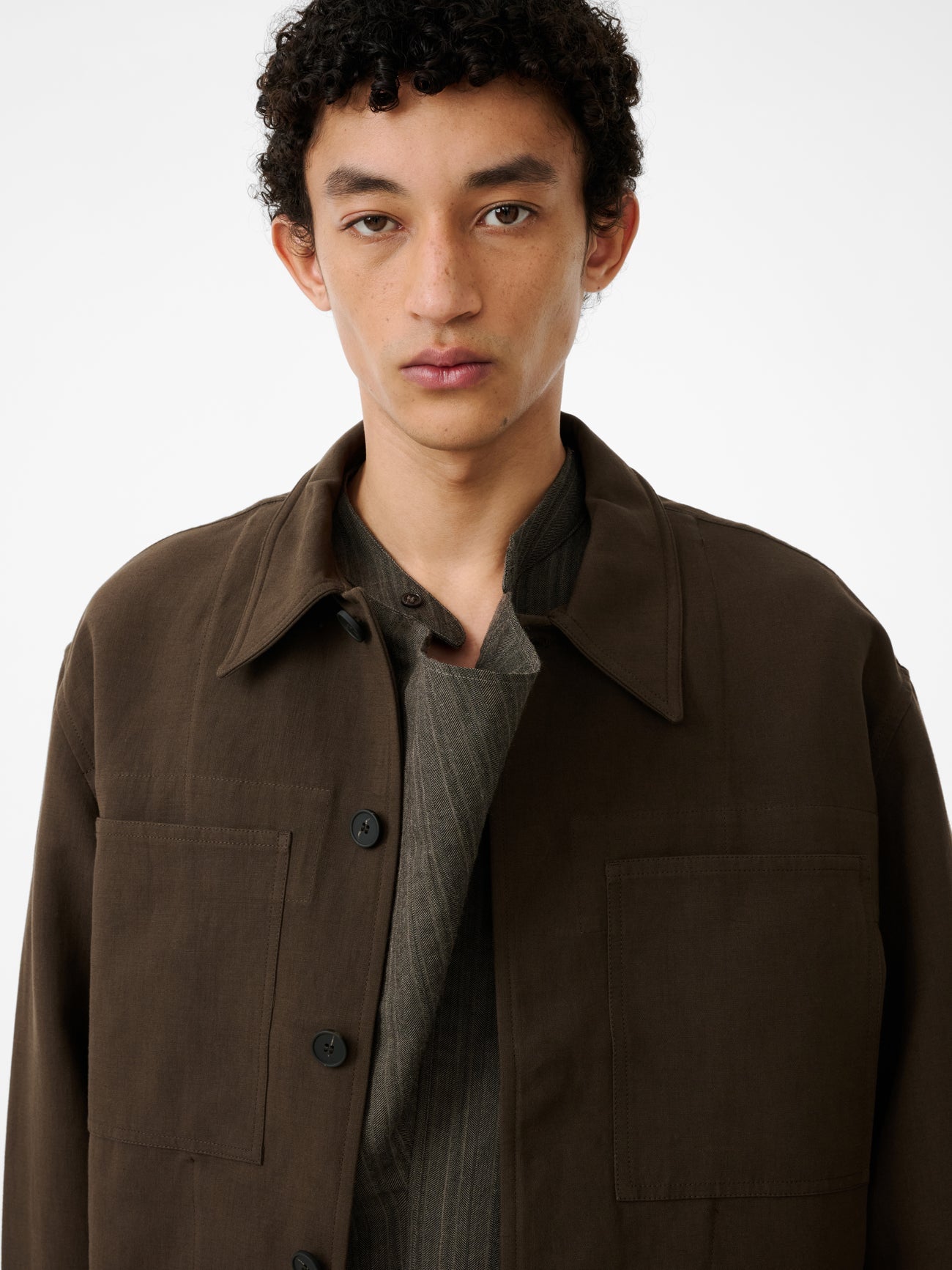 Waxed Cotton Anorak Forest view 6