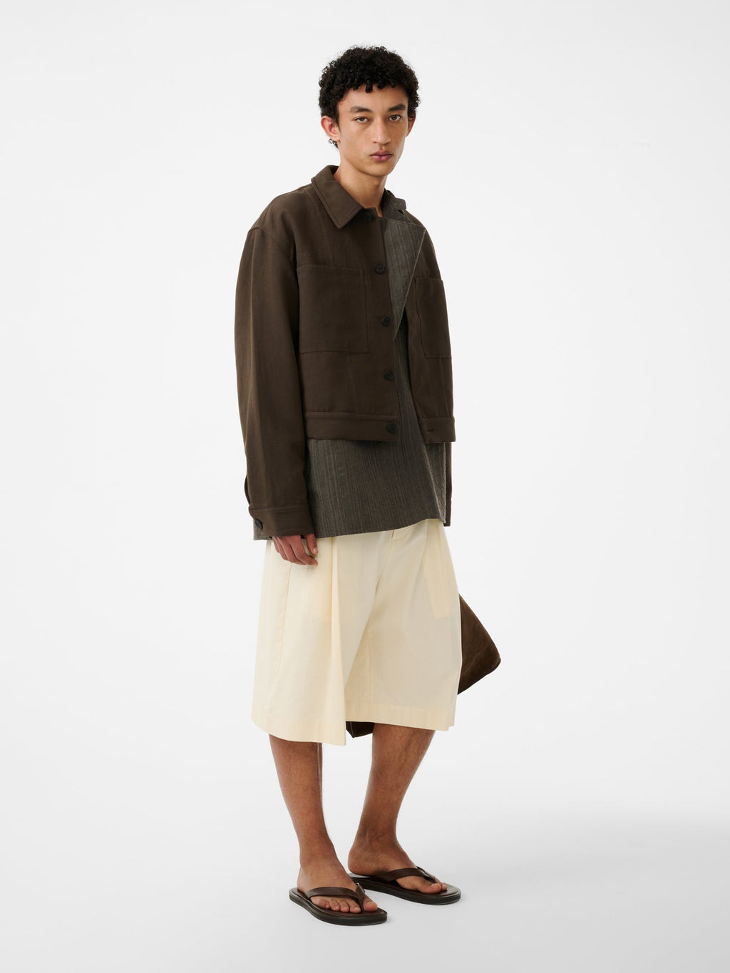 Waxed Cotton Anorak Forest view 1