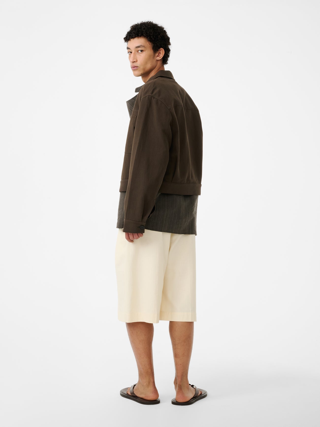 Waxed Cotton Anorak Forest view 3