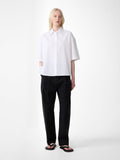Pleated Wool Trouser Black view 1