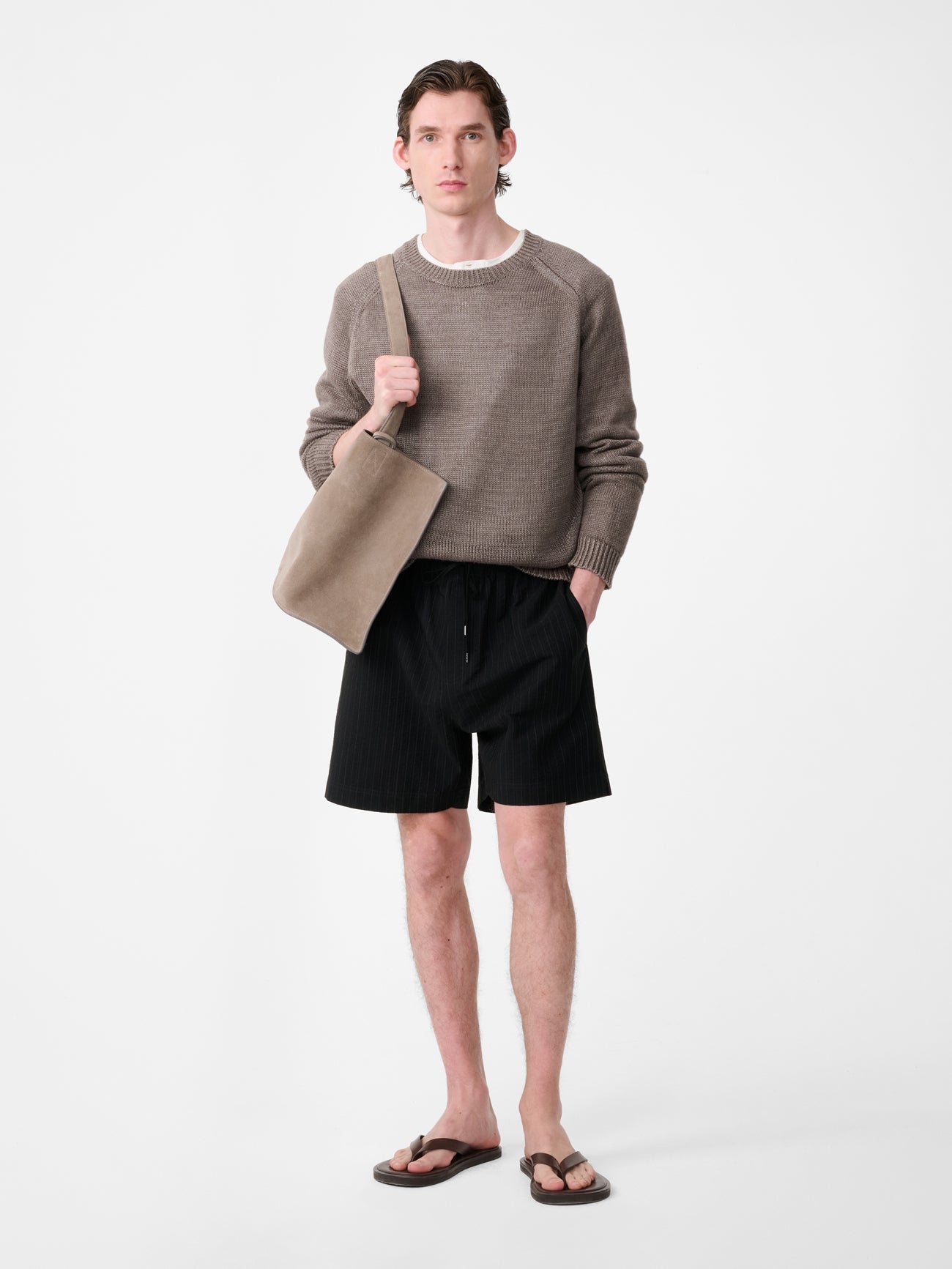 Linen Short Bone view 1