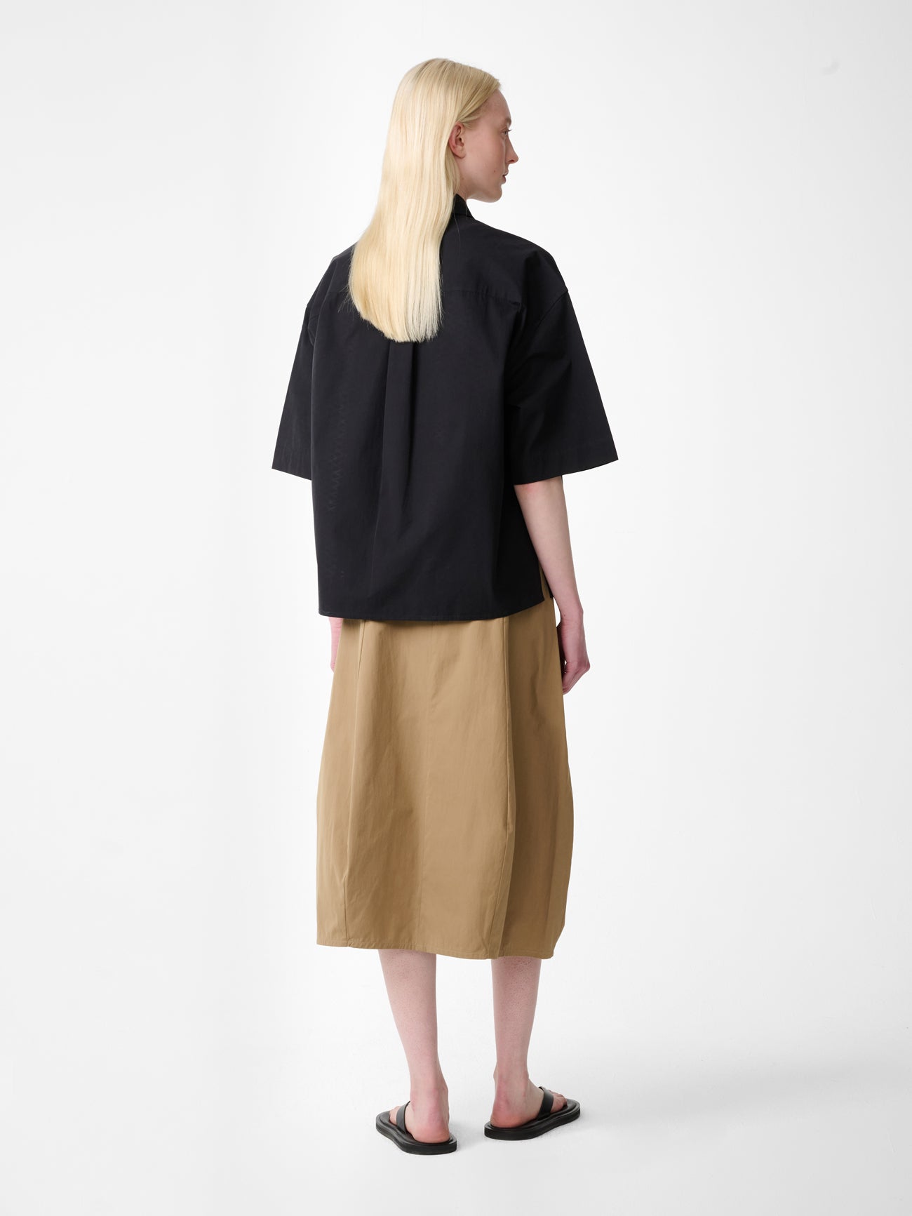 Camp Collar Shirt Black view 5