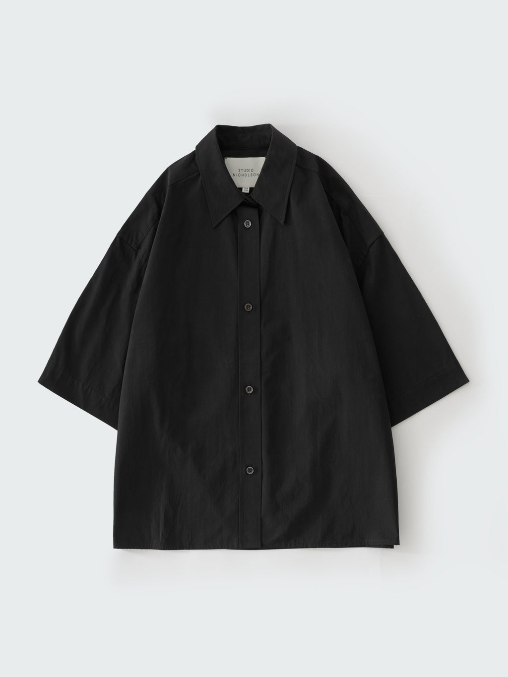 Camp Collar Shirt Black view 6