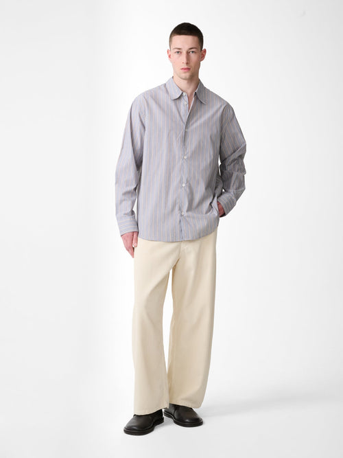 Long Sleeve Henley Charcoal view 1