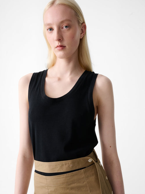Heavyweight Cotton Tee Coal view 2