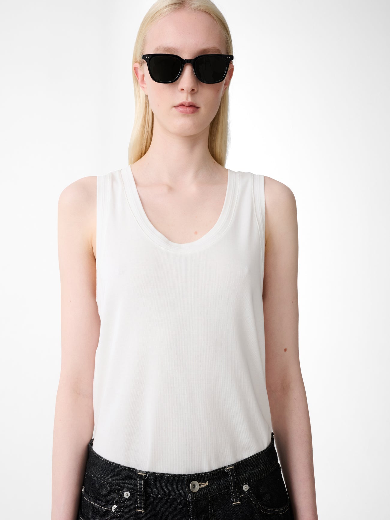 Heavyweight Cotton Tee Bone view 2